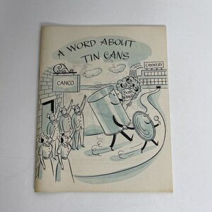 A World About‎ Tin Cans Canco A1-3 50-CG USA Booklet Paperback